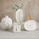 Tall Face Ceramic Pot | Decorative Planter for Succulents & Flowers | 7.5" Tall