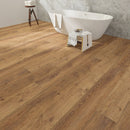 WPC Vinyl Rigid Core 9" Width 60" RL 8.5mm Thick, 1.5mm IXPE Tapered Anzac Romulus Floors - Mazzia Collection bathroom view 3