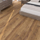 WPC Vinyl Rigid Core 9" Width 60" RL 8.5mm Thick, 1.5mm IXPE Tapered Anzac Romulus Floors - Mazzia Collection bedroom view 3