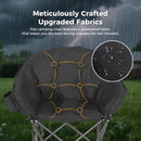 Ainfox 2PCS Oversized Camping Chair Folding Chair Camp Chair for Outdoor, Adults, Men and Women