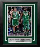 Jayson Tatum and Jaylen Brown Boston Celtics 8" x 10" Framed Basketball Photo