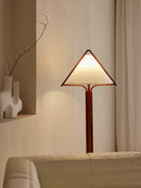 Tavora Triangle Shade Wood Floor Lamp