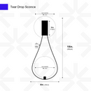 Tear Drop Sconce
