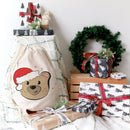 Baby Bear Cotton Canvas Christmas Santa Sack