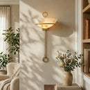 Tether Alabaster Wall Sconce