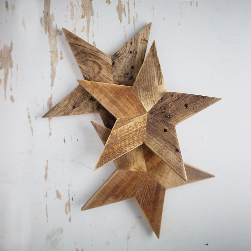 Reclaimed Pallet Wood Stars