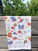 Texas Collage Kitchen Towel
