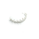 The Age of Pearls Crown Tiara in Silver | Royalty Crown Party or Bridal Hair Accessory