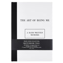 The Art of Being Me Journal | Linen Covered Combination Notebook and Sketchbook | 7" x 10" H
