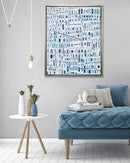 The Blue City - Open Edition Canvas Print