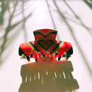 The Foxy in Warm ‘70s Sunrise Hair Claw | Hearts Claw Clip