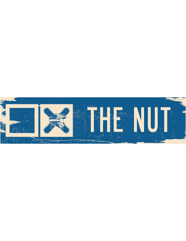 The Nut Ski Trail Distressed Metal Sign