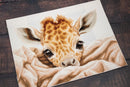 The Baby Giraffe Counted Cross-Stitch Kit by Luca-S B2425L