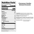 Cinnamon Vanilla Almond Granola | Pack of 3 | 12 oz | Gluten, Dairy, & Soy Free | Free Shipping | The Gourmet Granola