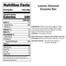Lemon Almond Granola Bars | Pack of 12 | Gluten, Dairy, & Soy Free | The Gourmet Granola