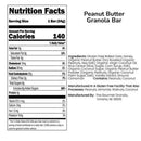 Peanut Butter Granola Bar | Pack of 12 | Gluten, Dairy, & Soy Free | The Gourmet Granola