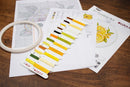 The Lemon Juice Fruit Counted Cross Stitch Kit with Hoop by Luca-S BC234L