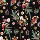 The Little Branch Wallpaper, black