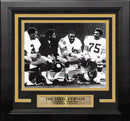 The Steel Curtain on the Bench Pittsburgh Steelers 8" x 10" Framed Football Photo