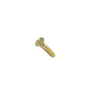 #2 Wood Screw Slotted Flat Head Brass