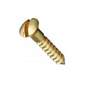 #4 Wood Screws Slotted Oval Head, Brass