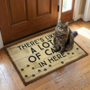 Hope You Like Cats Doormat Entryway Indoor/Outdoor Rug | 34" x 20 | Slip-Resistant Backing
