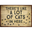 Hope You Like Cats Doormat Entryway Indoor/Outdoor Rug | 34" x 20 | Slip-Resistant Backing