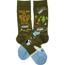 These Are My Road Trip Socks | Fun Travel-Inspired Crew Socks