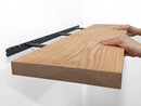Thick Oak Floating Shelves in 60" to 84" lengths