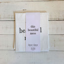 This Beautiful Mess Tea Towel Thirsty Boy Dish Towel | Cotton Flour Sack Kitchen Towel | 30" x 30"