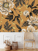 Elegant Vintage Flowers Wallpaper Tasteful