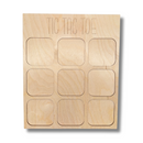 Unfinished Wood Tic Tac Toe Board | Paint By Line Crafts | 12" DIY