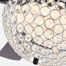Tiffany Laure Crystal Ceiling Fan Light