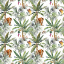 Tiger Wallpaper Peel and Stick - Tropical Palm Tree Wallpaper