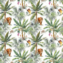Tigers Pattern Print Peel and Stick Wallpaper