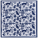 Timber Recycled Cotton Bandana | Scarf Handkerchief Neckerchief | 21"  x  21"