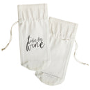 Time for Wine Cotton Canvas Wine Bag
