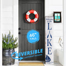Hello Lakeside Porch Leaner Welcome Sign
