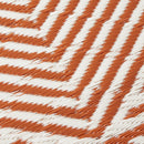 Tokyo - Burnt Orange Outdoor Rug for Patio