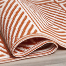 Tokyo - Burnt Orange Outdoor Rug for Patio