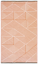 Tokyo - Burnt Orange Outdoor Rug for Patio