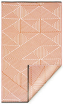 Tokyo - Burnt Orange Outdoor Rug for Patio