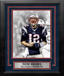 Tom Brady Scream Spotlight New England Patriots 8" x 10" Framed Football Photo