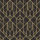 Black and Gold Pattern Wallpaper