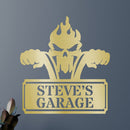 Custom Metal Wall Art - Personalized Dad's Motorcycle Sign