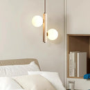 Travertine Ball Spheres Pendant Lamp
