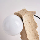 Travertine Conduit Table Lamp