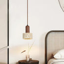 Travertine Cylinder Pendant Light