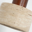 Travertine Cylinder Pendant Light