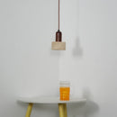 Travertine Cylinder Pendant Light